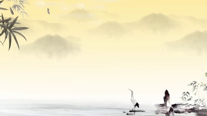 中国风水墨山水图