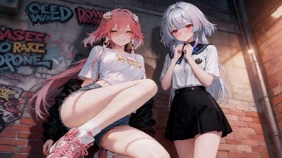 治愈长腿可爱女孩