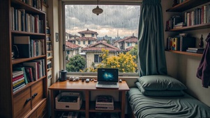 【雨景】小镇的雨天