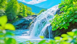 治愈山间小溪4K