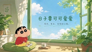 日子可可爱爱蜡笔小新