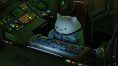 邦戈猫在太空中