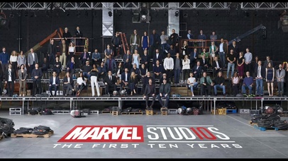 漫威十周年大合照