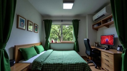 【雨景】雨天的单身公寓