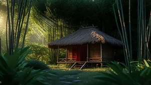 竹林小屋