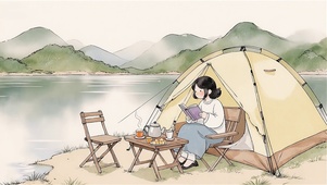 山水间的治愈露营