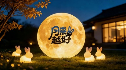 中秋至 祝：月来越好！