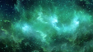 4k绿色星云