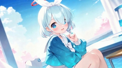 晴空萝莉少女阿罗娜