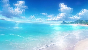 治愈海边 海浪
