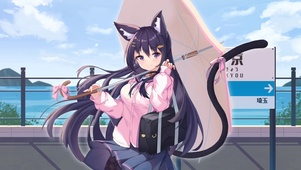 可爱萌萌猫女仆