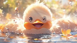 可爱鸭鸭