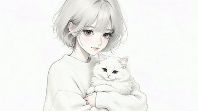 猫咪和少女