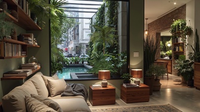 城市绿植客厅