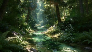 深谷隐清流