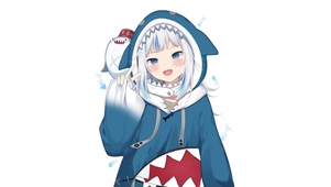 鲨鱼卫衣少女