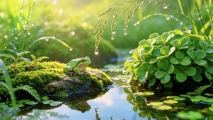 芒种听蛙