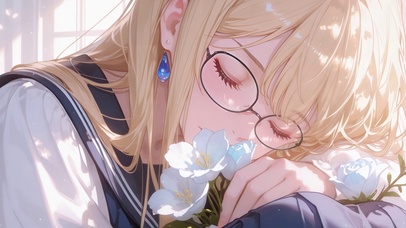 花香漫入的静谧