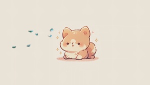 蝴蝶与小狗