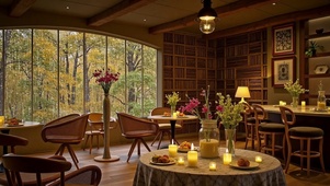 【雨景】秋日的咖啡馆