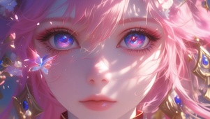 唯美眼睛里有星星