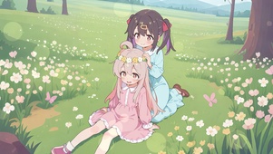两个女孩