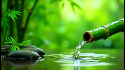 唯美护眼清泉4K