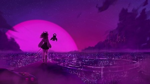 少女背影