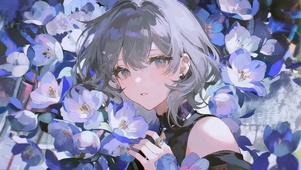 鲜花女孩