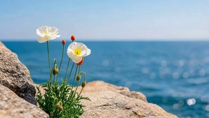 海边的鲜花