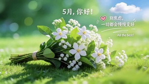 5月栀子花寄语