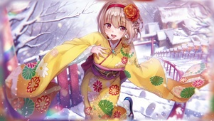 绯染天空 大岛六宇亚 初春迎风