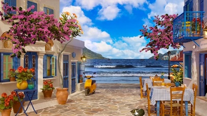 海边户外咖啡厅