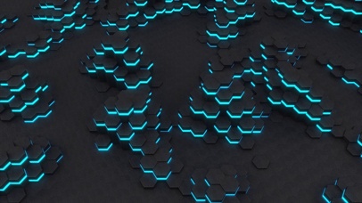 3D蜂巢-黑(双端)