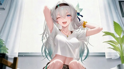 慵懒居家萝莉流萤