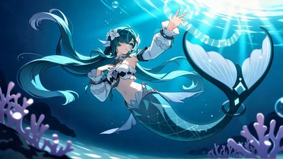 海底蓝调人鱼-沃雅妮莎