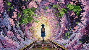鲜花隧道
