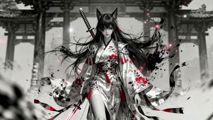 泼墨狐耳刀姬