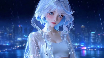 赛博雨夜芙宁娜