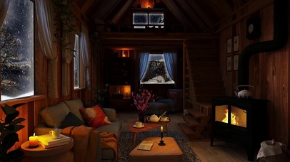 舒适的冬季小屋