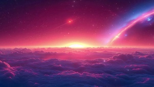 红色天空