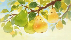 小清新鸭梨