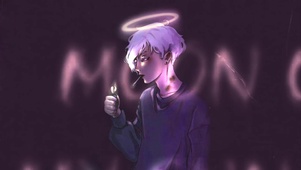抽烟男孩