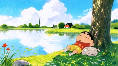 蜡笔小新的悠闲夏日