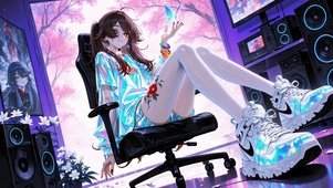 电竞少女的专属主场-胡桃