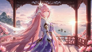 爱莉希雅丨高阁眺海丨