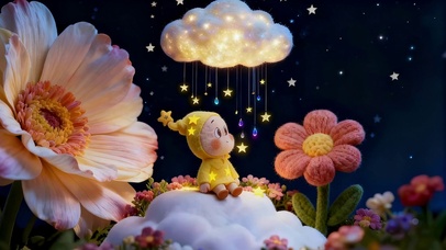 花朵可爱星星人