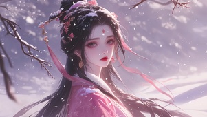 雪中有佳人