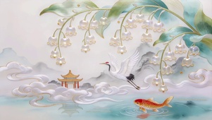 铃兰云涧鹤鲤安岁