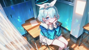 教室窗边的阿洛娜